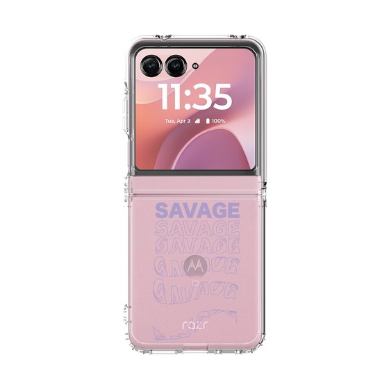 クリアケース［ SAVAGE Purple ］