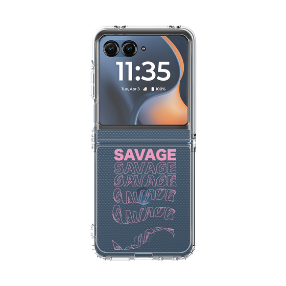 クリアケース［ SAVAGE Pink ］