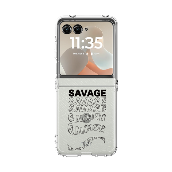 クリアケース［ SAVAGE Black ］