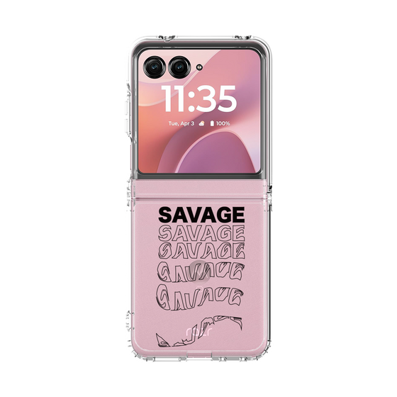 クリアケース［ SAVAGE Black ］