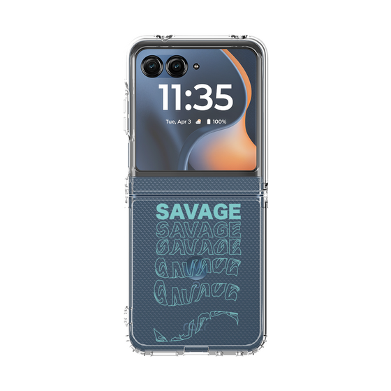 クリアケース［ SAVAGE Blue ］