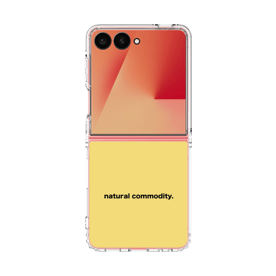 クリアケース［ NATURAL COMMODITY Yellow ］