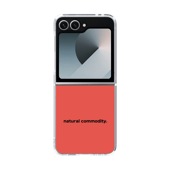 クリアケース［ NATURAL COMMODITY Red ］