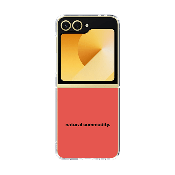クリアケース［ NATURAL COMMODITY Red ］
