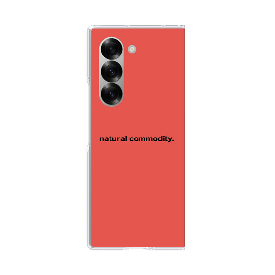 クリアケース［ NATURAL COMMODITY Red ］