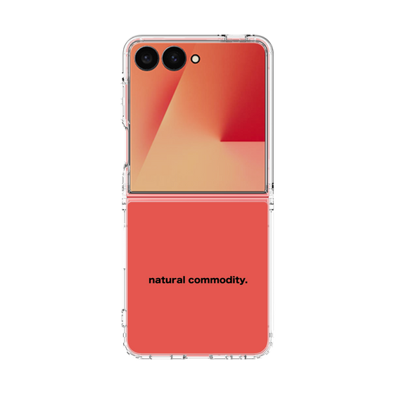 クリアケース［ NATURAL COMMODITY Red ］