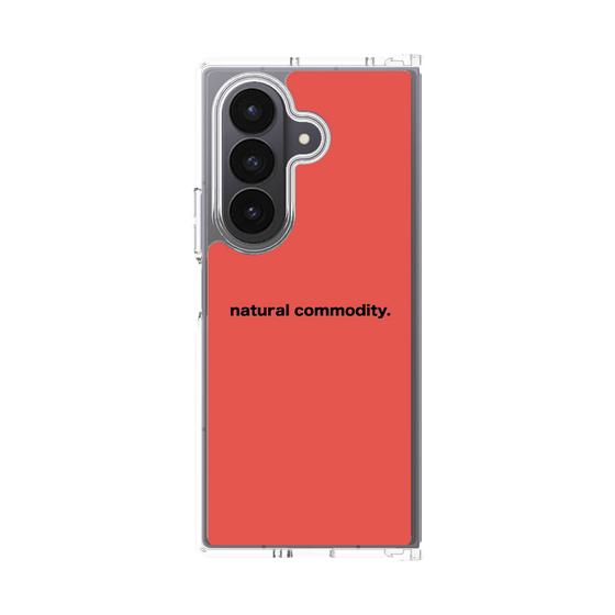 クリアケース［ NATURAL COMMODITY Red ］