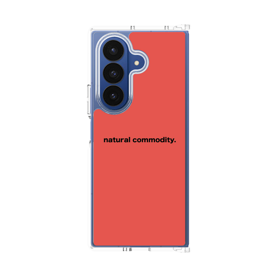 クリアケース［ NATURAL COMMODITY Red ］