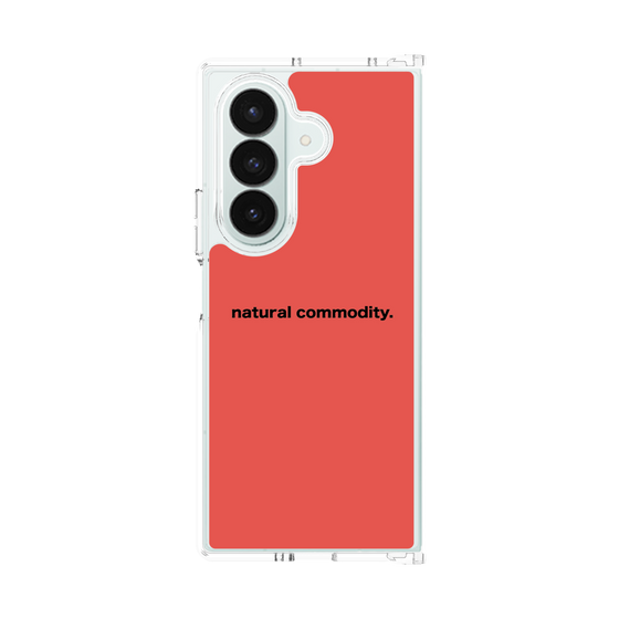 クリアケース［ NATURAL COMMODITY Red ］