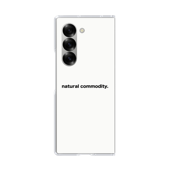 クリアケース［ NATURAL COMMODITY White ］