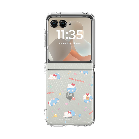 クリアケース［ ハローキティ - ふにゅまるデザイン ］