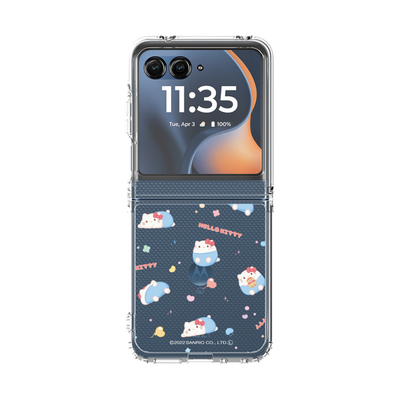 クリアケース［ ハローキティ - ふにゅまるデザイン ］