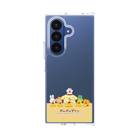 クリアケース［ ポムポムプリン - チームプリンなかよしデザイン ］