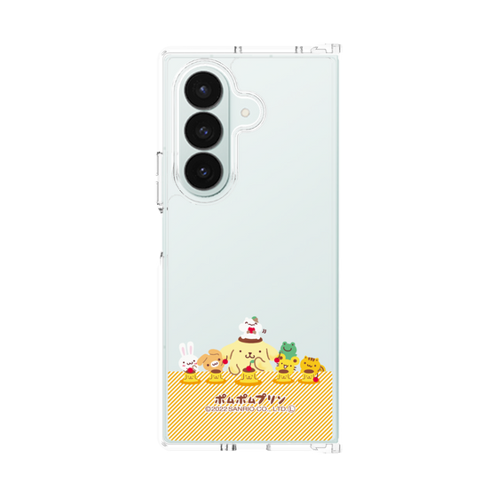 クリアケース［ ポムポムプリン - チームプリンなかよしデザイン ］