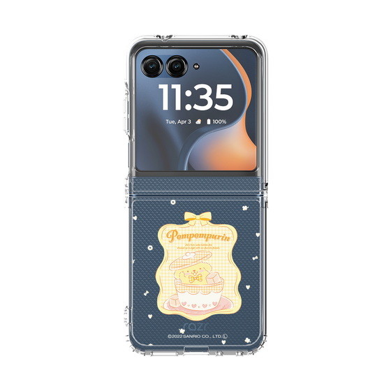 クリアケース［ ポムポムプリン - ギンガムティータイム ］