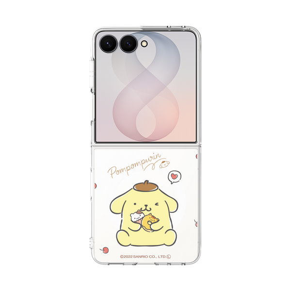 クリアケース for Samsung Galaxy Z Flip8［ ポムポムプリン