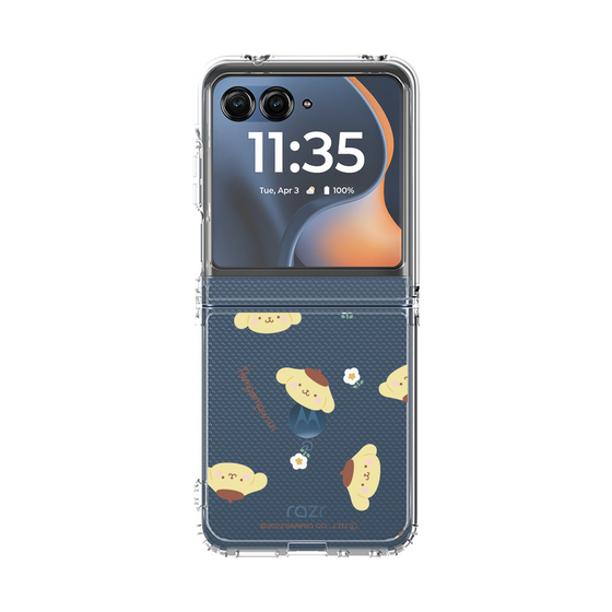 クリアケース［ ポムポムプリン - むきゅむきゅ - ニコニコ ］