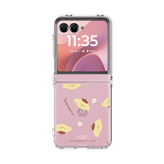 クリアケース［ ポムポムプリン - むきゅむきゅ - ニコニコ ］
