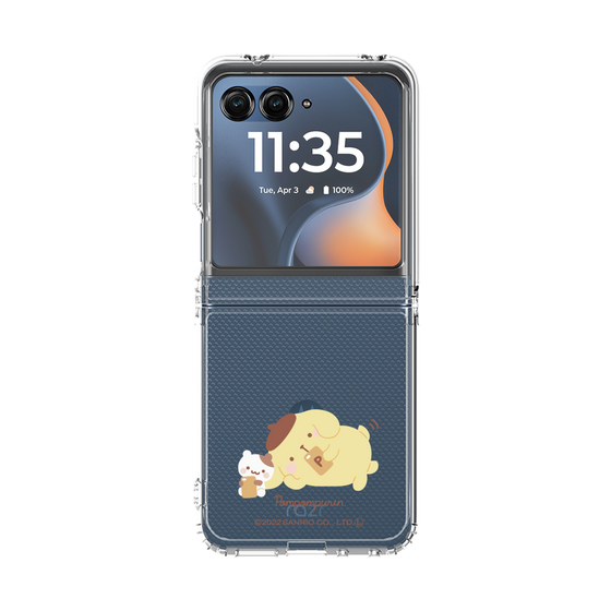 クリアケース［ ポムポムプリン - むきゅむきゅ - リラックス ］