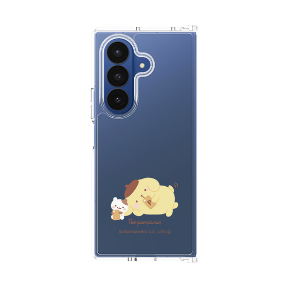 クリアケース［ ポムポムプリン - むきゅむきゅ - リラックス ］