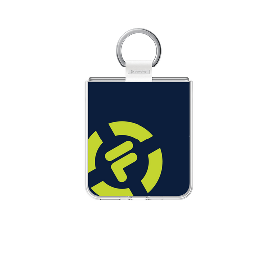 クリアケース［ FILA Logo-2 Navy - フィラ ロゴ-2 ネイビー ］