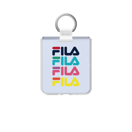 クリアケース［ Colorful FILA Logo - カラフル フィラ ロゴ ］