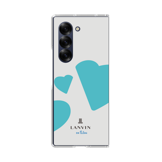 クリアケース［ LANVIN en Bleu Hearts Blue - ランバン ハート ブルー ］