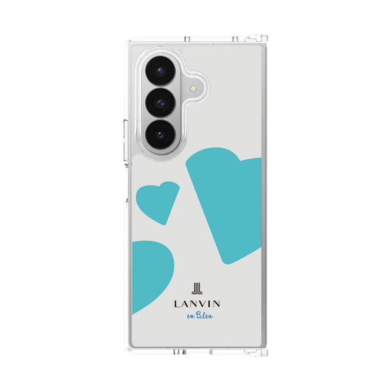 クリアケース［ LANVIN en Bleu Hearts Blue - ランバン ハート ブルー ］