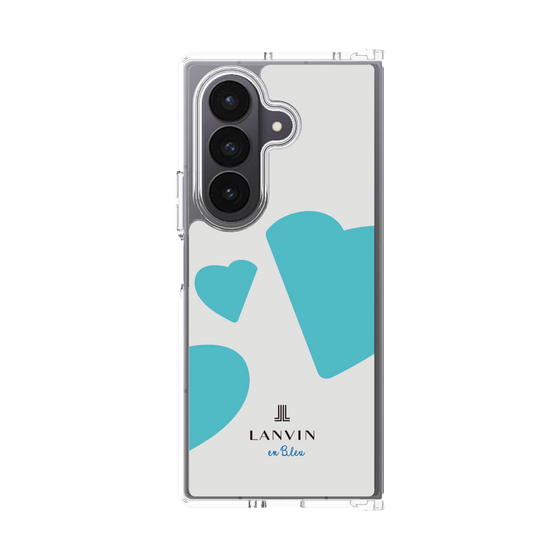 クリアケース［ LANVIN en Bleu Hearts Blue - ランバン ハート ブルー ］