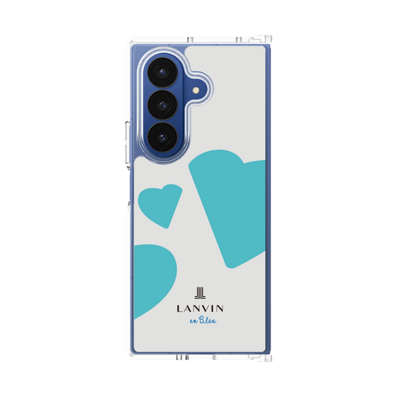 クリアケース［ LANVIN en Bleu Hearts Blue - ランバン ハート ブルー ］