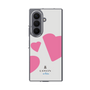 クリアケース［ LANVIN en Bleu Hearts Pink - ランバン ハート ピンク ］