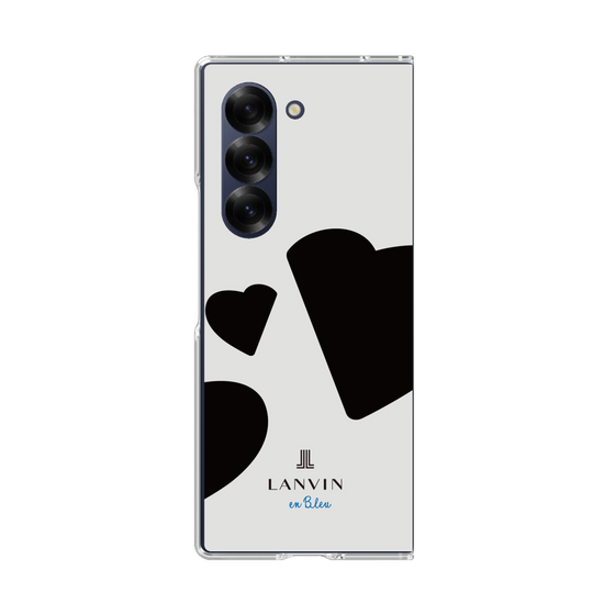 クリアケース［ LANVIN en Bleu Hearts Black - ランバン ハート ブラック ］