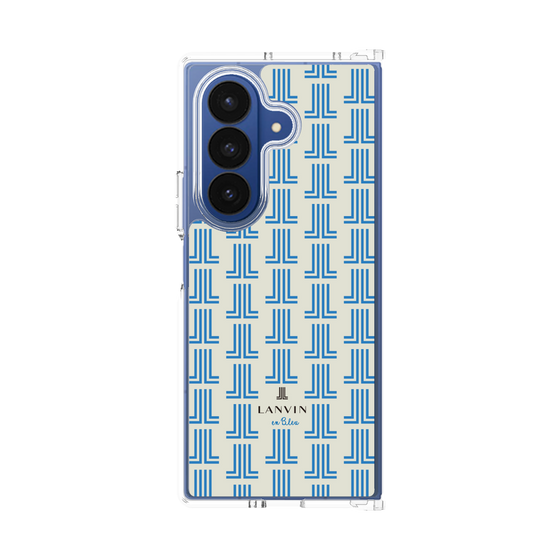 クリアケース［ LANVIN en Bleu Monogram Blue - ランバン ブルーモノグラム ］