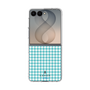 クリアケース［ Houndstooth Pattern Blue with LANVIN en Bleu logo- ランバン 千鳥格子柄 ブルー ］