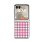 クリアケース［ Checkered Pink - ギンガムチェック ピンク ］