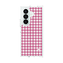 クリアケース［ Checkered Pink - ギンガムチェック ピンク ］