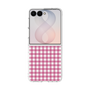 クリアケース［ Checkered Pink - ギンガムチェック ピンク ］