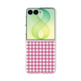 クリアケース［ Checkered Pink - ギンガムチェック ピンク ］