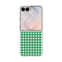 クリアケース［ Checkered Green - ギンガムチェック グリーン ］