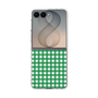 クリアケース［ Checkered Green - ギンガムチェック グリーン ］