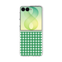 クリアケース［ Checkered Green - ギンガムチェック グリーン ］