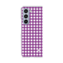 クリアケース［ Checkered Purple - ギンガムチェック パープル ］