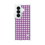 クリアケース［ Checkered Purple - ギンガムチェック パープル ］