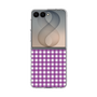 クリアケース［ Checkered Purple - ギンガムチェック パープル ］