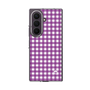 クリアケース［ Checkered Purple - ギンガムチェック パープル ］
