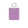 クリアケース［ Checkered Purple - ギンガムチェック パープル ］