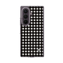 クリアケース［ Checkered Purple - ギンガムチェック ブラック ］