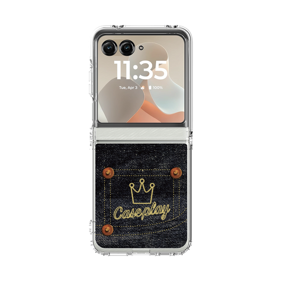 クリアケース［ Denim Indigo Jeans - デニム・インディゴ・ジーンズ ］