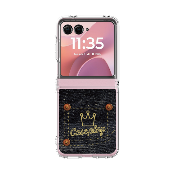 クリアケース［ Denim Indigo Jeans - デニム・インディゴ・ジーンズ ］