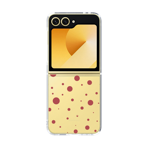 クリアケース［ Dippin dots Red - ディッピンドッツ レッド ］